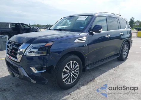 2022 Nissan Armada Sl 2Wd z USA, uszkodzony, nr VIN JN8AY2BAXN9393558